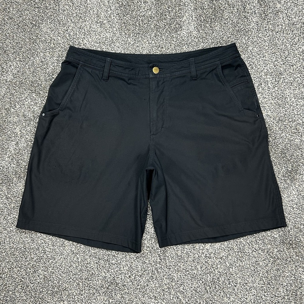 Lululemon Everyday Chino‎ Shorts Mens 36 Black Performance Golf Athleisure - Picture 2 of 12